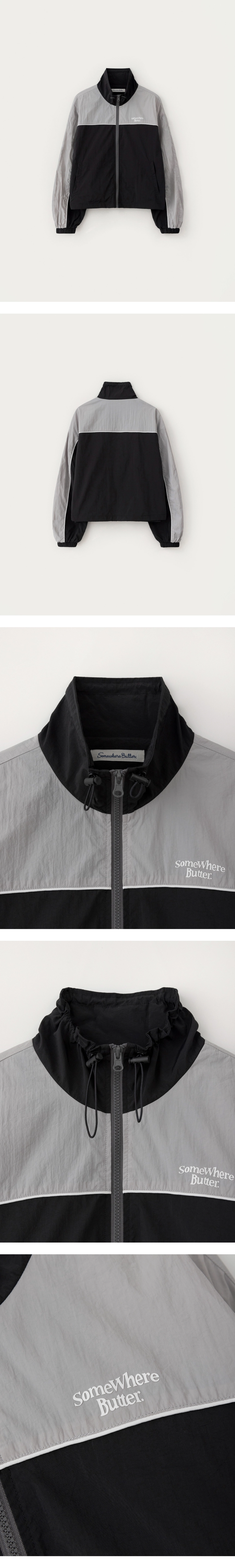 [D]Sporty Windbreaker - Black(1).jpg