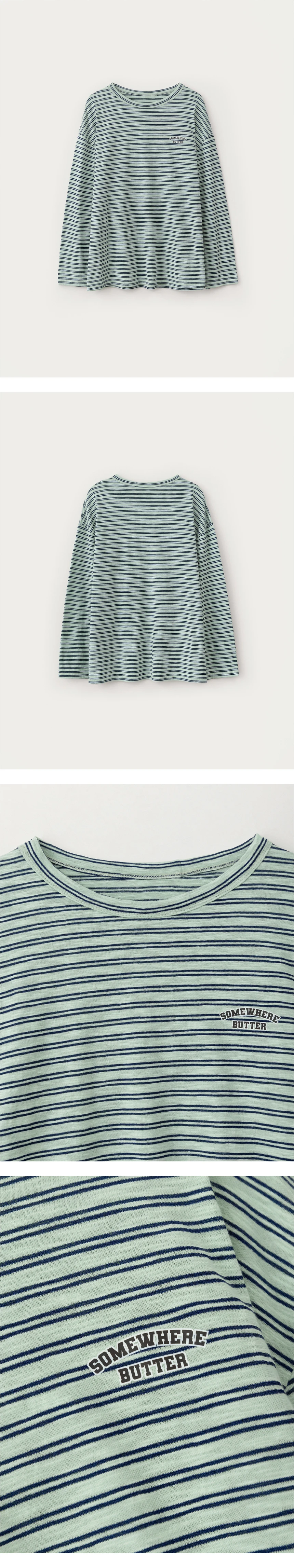 [D]Sunkiss Stripe Long Top - Mint(01).jpg