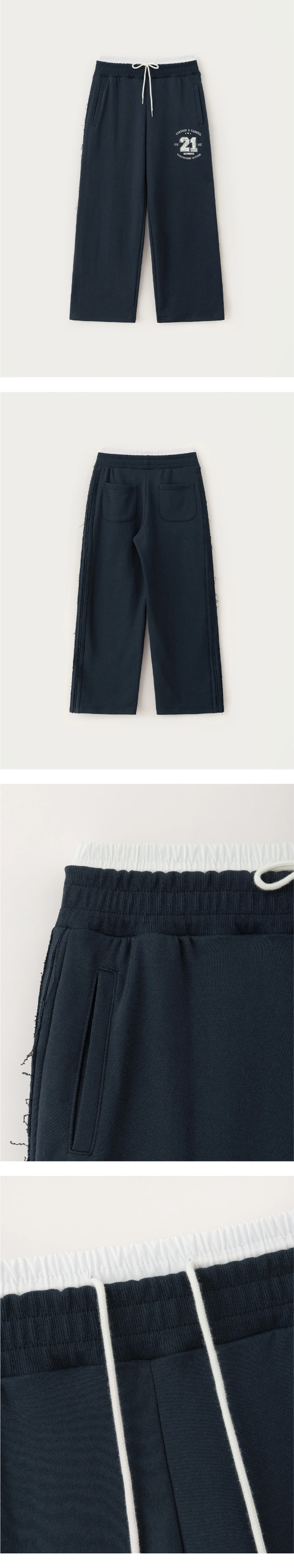 [D]Vintage Sagging Sweatpants - Navy(01).jpg