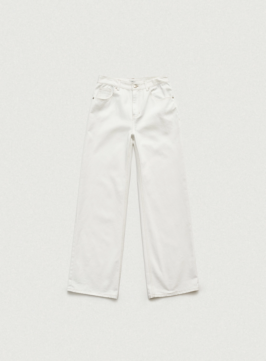 Daddy Loose-Fit Denim Pants_White_00.jpg
