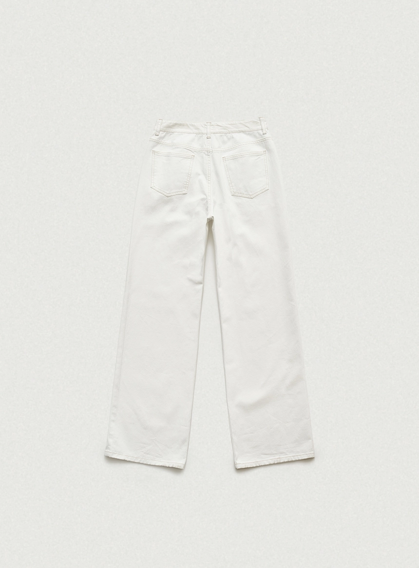 Daddy Loose-Fit Denim Pants_White_02.jpg