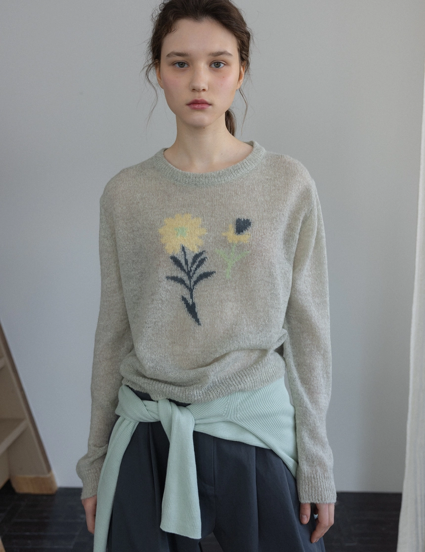 Daisy_Flower_Knit_Melange_Gray.jpg