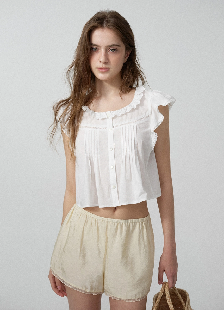 Dear Ruffle Pintuck Blouse_White_06.jpg