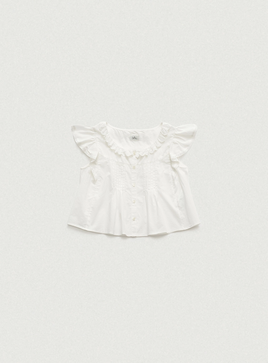 Dear Ruffle Pintuck Blouse_White_07.jpg