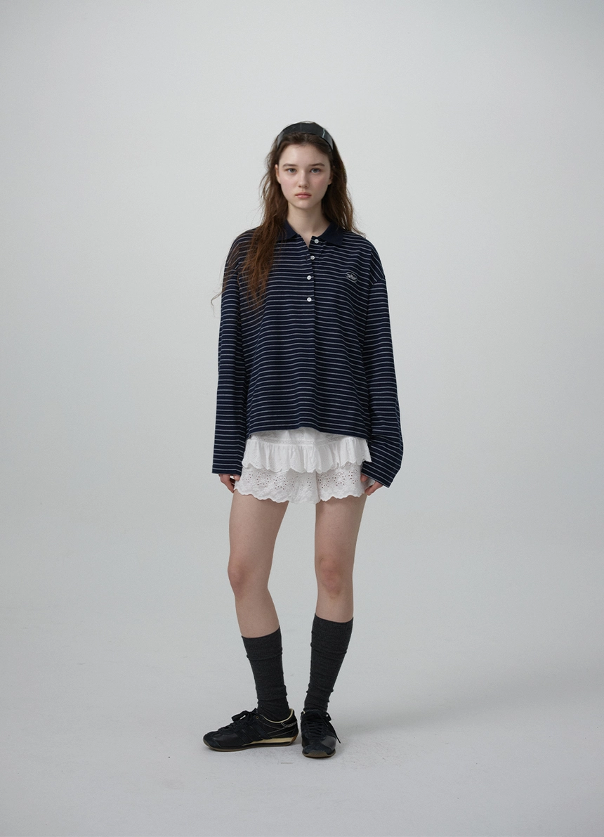 Delphine Stripe Pique Shirt_Navy_13.jpg