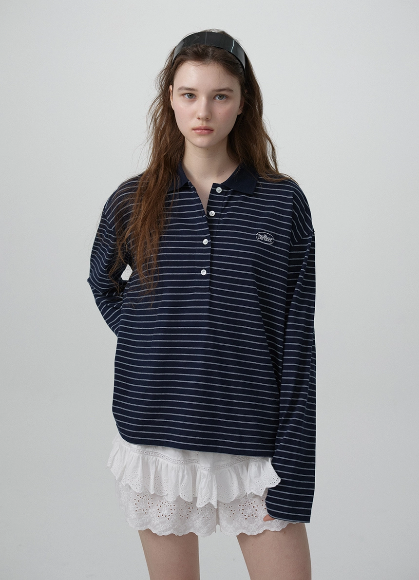 Delphine Stripe Pique Shirt_Navy_14.jpg