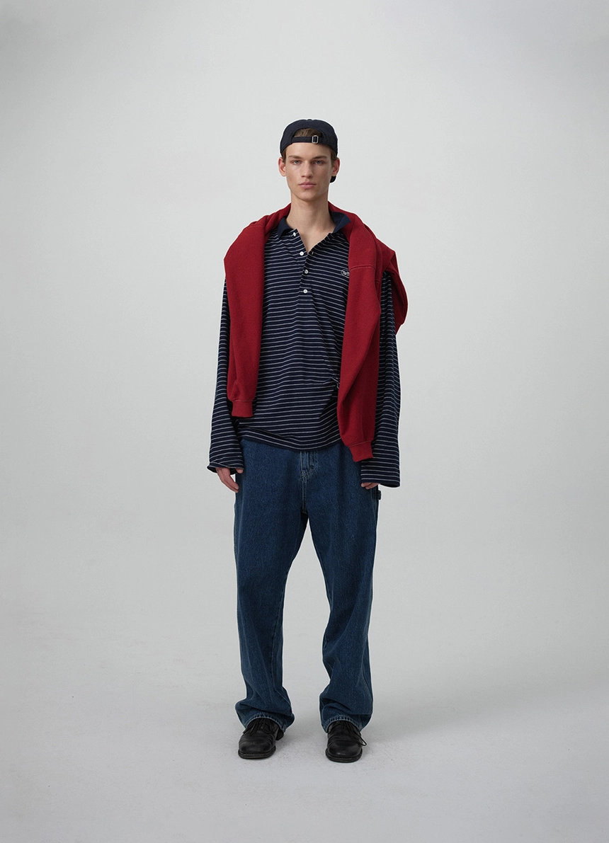 Delphine Stripe Pique Shirt_Navy_16.jpg