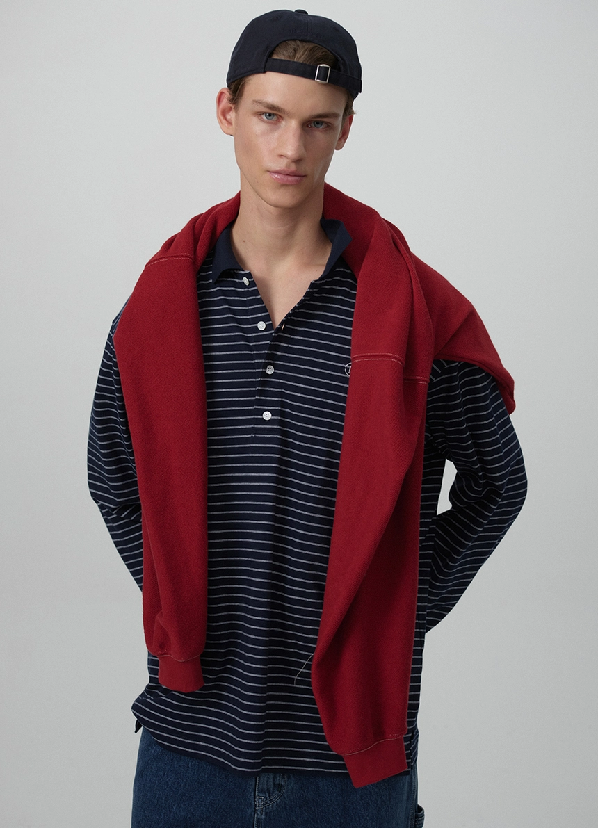 Delphine Stripe Pique Shirt_Navy_20.jpg