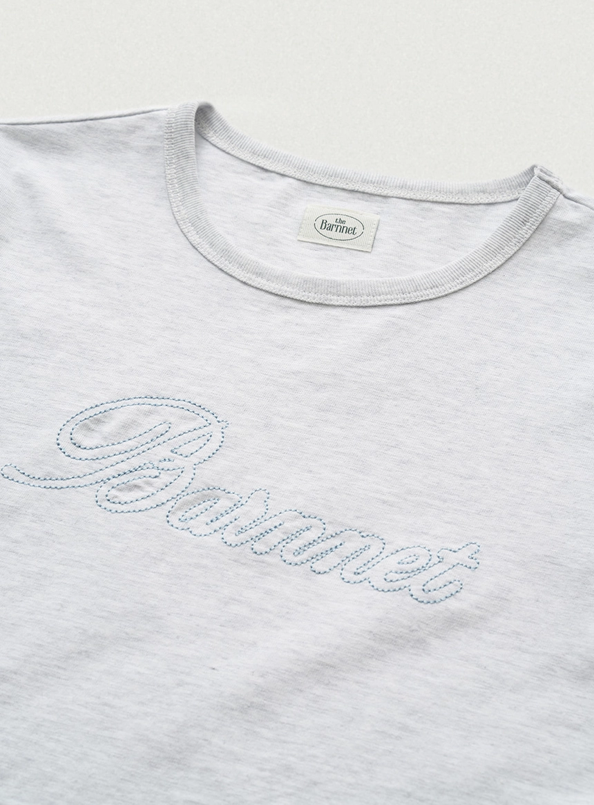 Diana Chain Stitch Logo T-Shirt_Grey_03.jpg