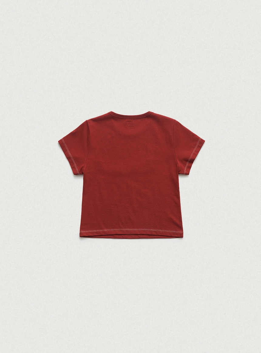 Diana Chain Stitch Logo T-Shirt_Red_02.jpg