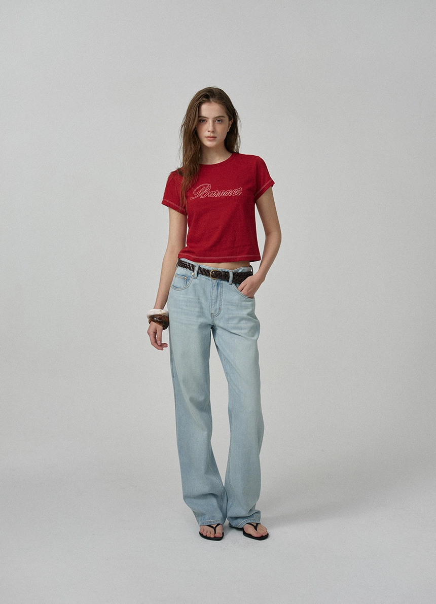 Diana Chain Stitch Logo T-Shirt_Red_09.jpg
