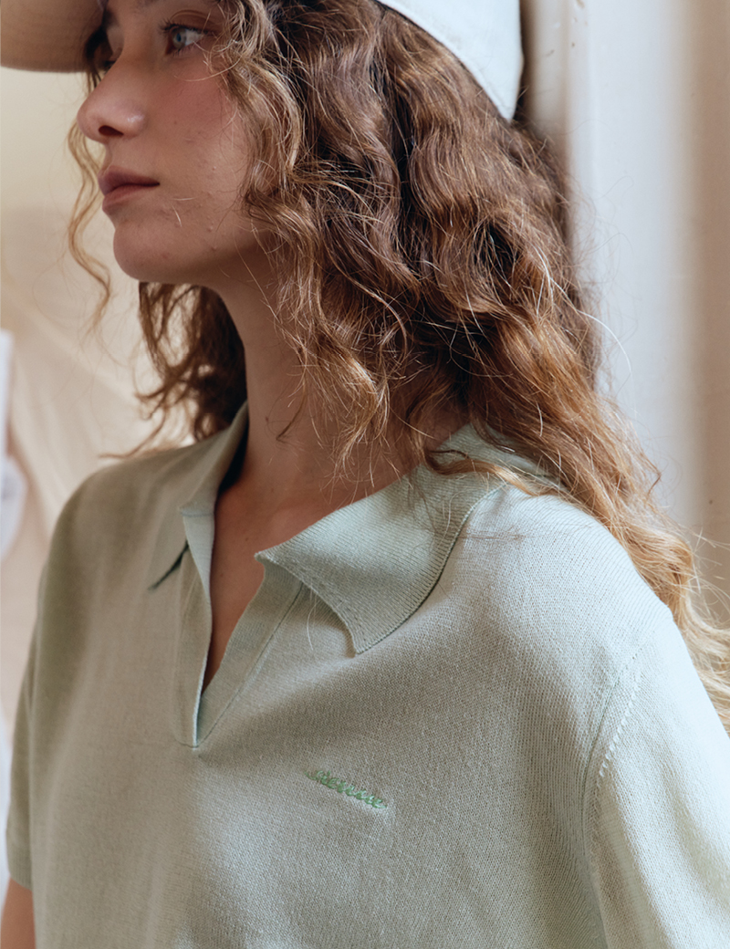 nugu限定商品]Dion Linen Knit (Mint) | ファッション通販サイト NUGU