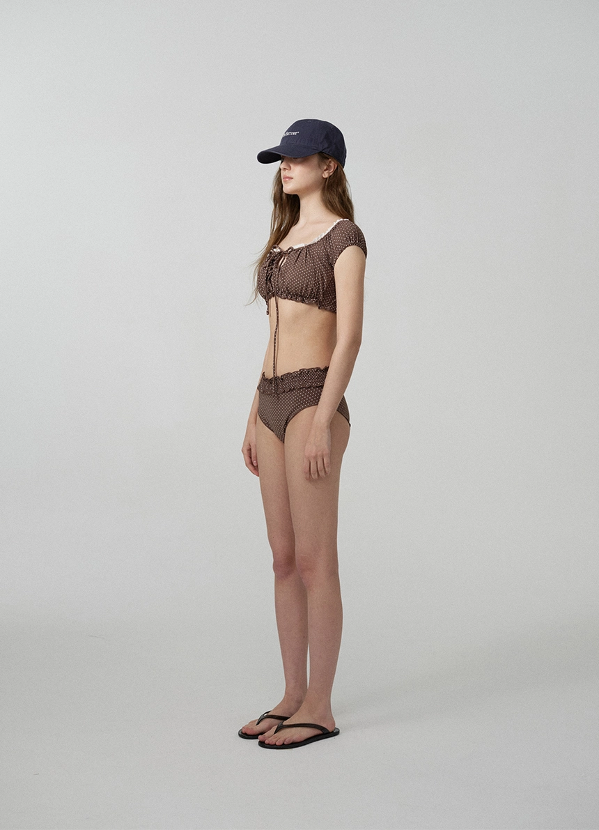 Dot Ruffle Bikini_Brown_02.jpg