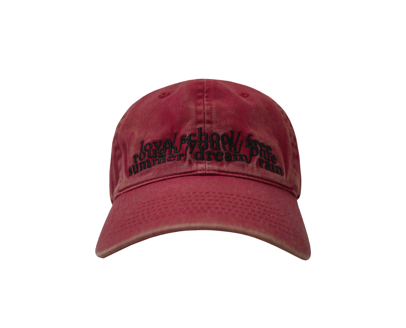 WASHED YOUTH CAP RED