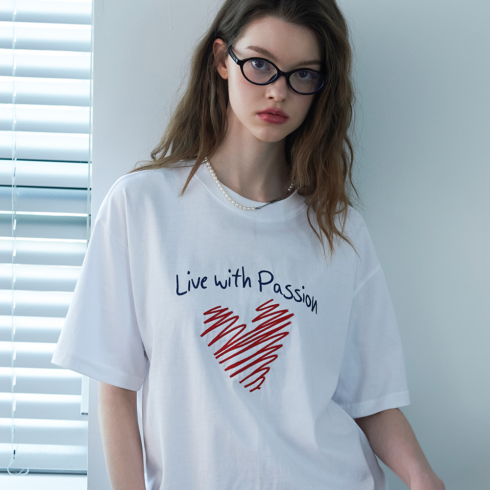【CPGN STUDIO】Doodle Tattoo Embroidery Short Sleeve T-shirt CPGN STUDIO (コンパーニョ) - ドゥードルタトゥー刺繍半袖T