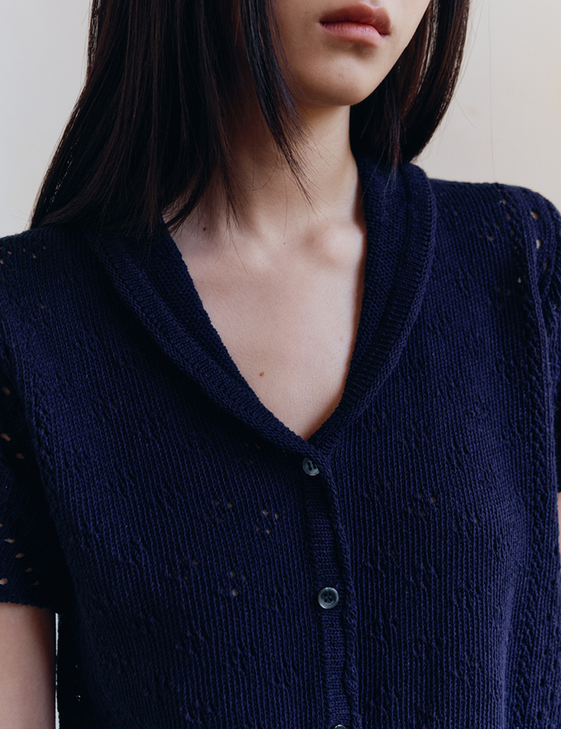Emma Cardigan (Navy) | ファッション通販サイト NUGU
