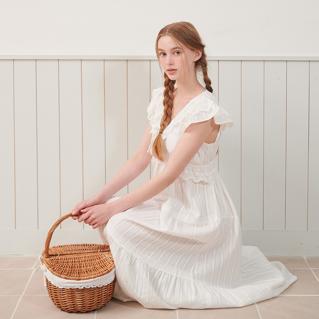 レディース キャリー カップ付き 半袖ワンピース