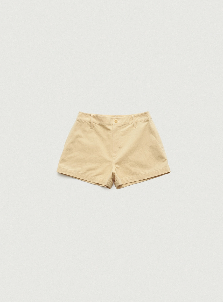 Evelyn Cotton Shorts_Butter_01.jpg