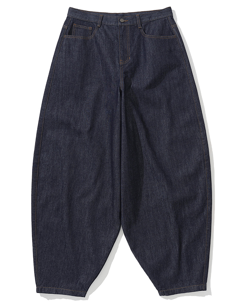 Extra Wide Balloon Pants - Deep Indigo