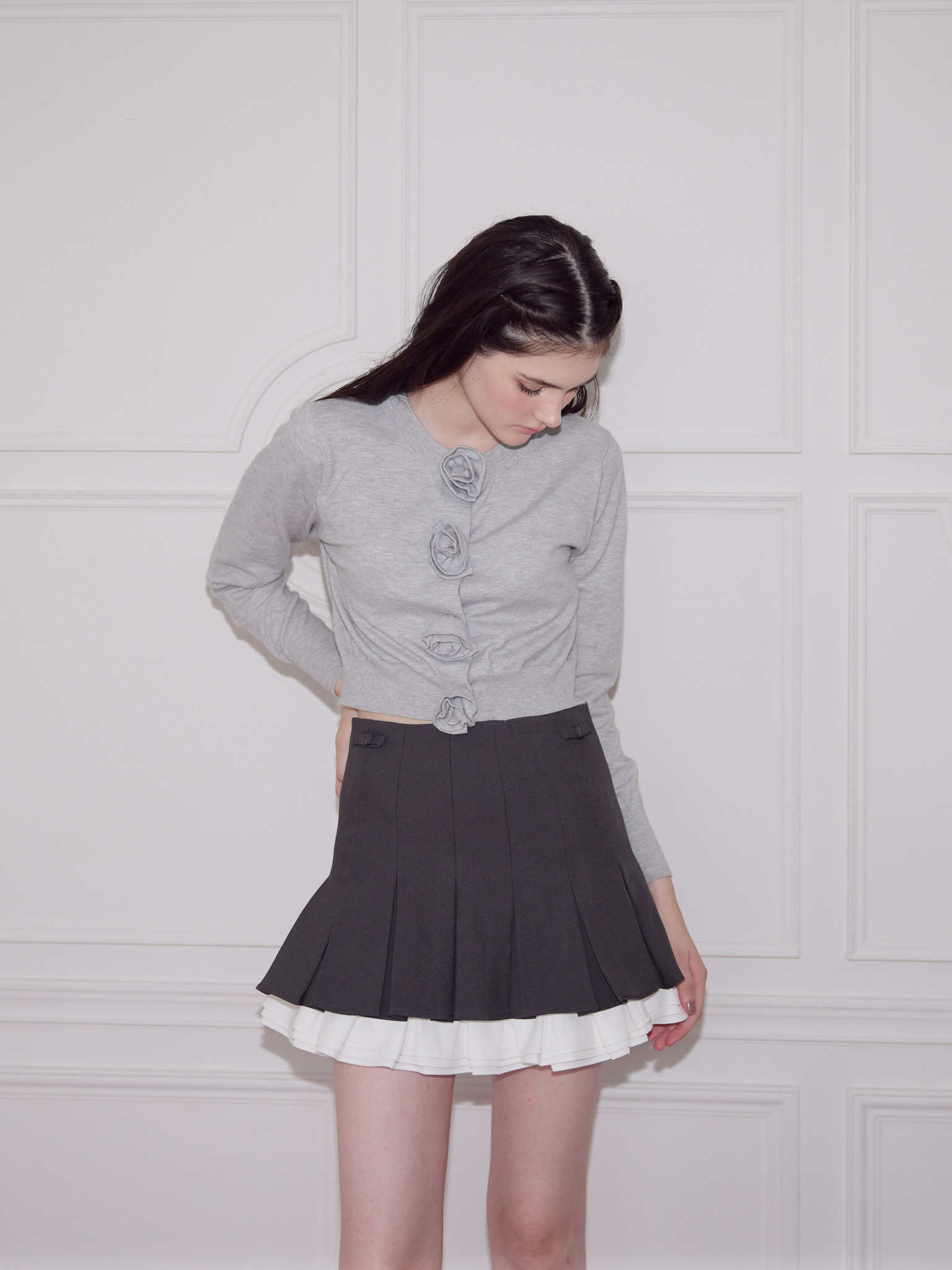 トリートユアセルフ Ribbon pleats frill mini skirt Ribbon pleats frill mini skirt | ファッション通販サイト NUGU