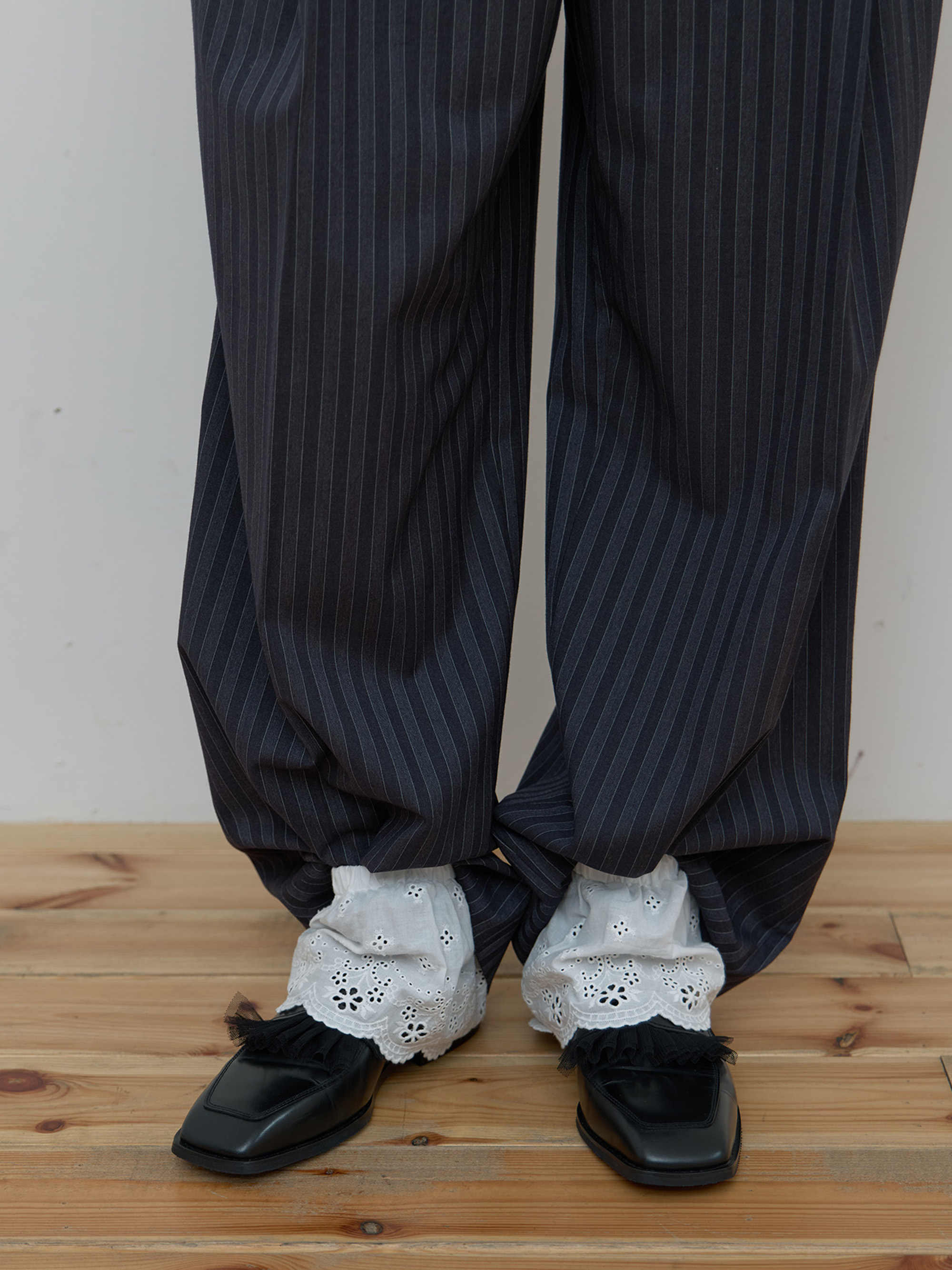 FLOW ANKLE SCRUNCH SET_WHITE