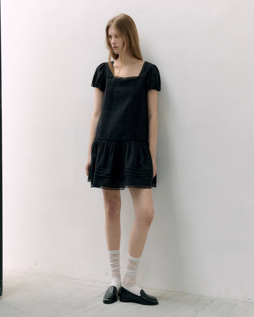 ★rolarola★ RIBBON LACE MINI ONEPIECE BLACK RIBBON LACE MINI ONEPIECE BLACK | ファッション通販サイト NUGU