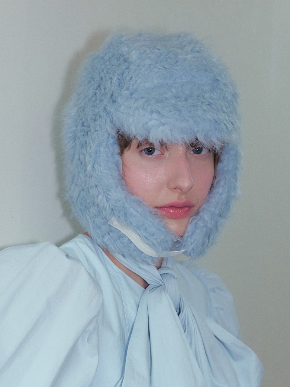 Misha&puff 23aw水色バラクラバ 美品 ブルーバラクラバ | ファッション通販サイト NUGU