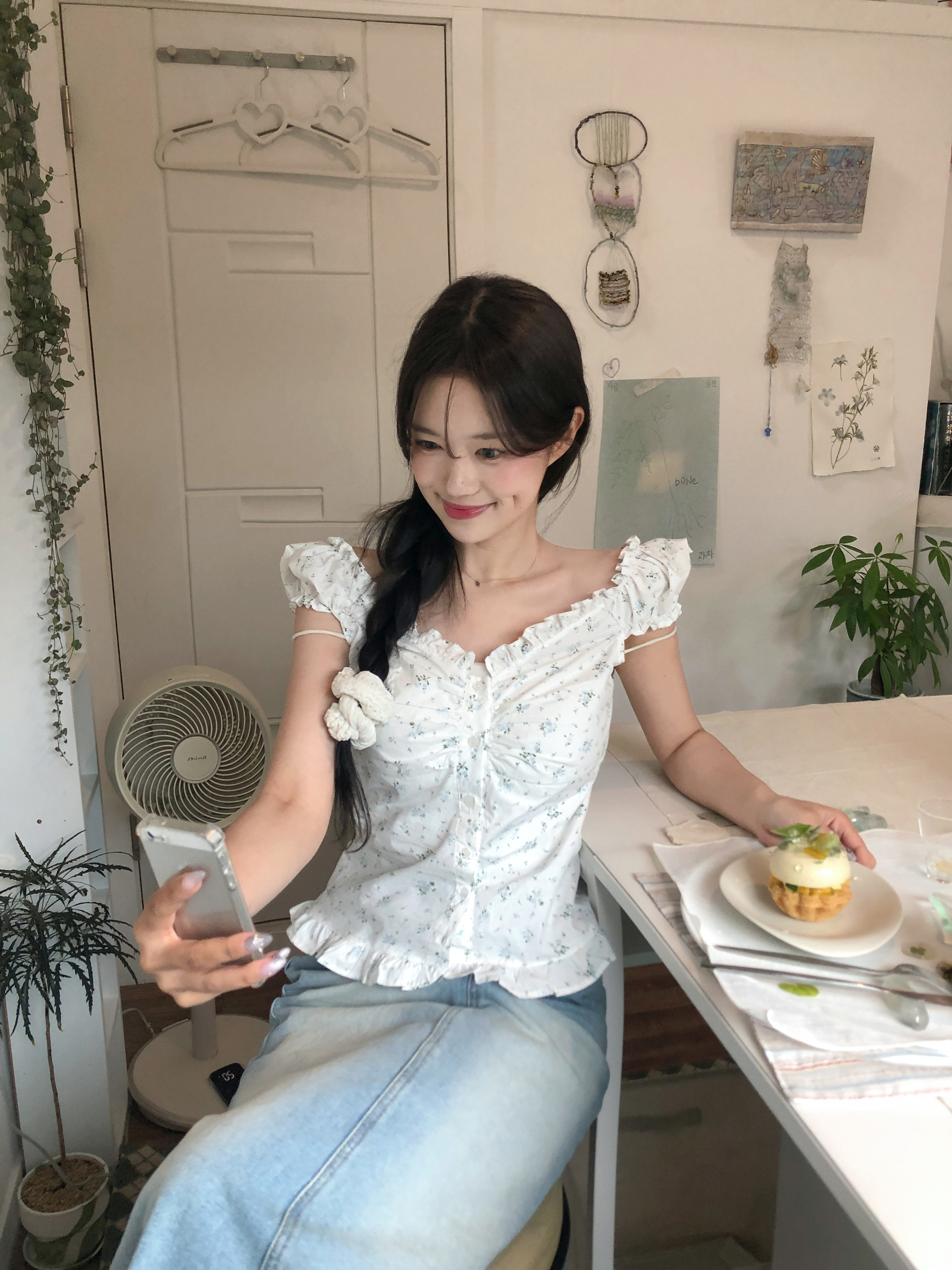 original]フラワーフリルブラウス | ファッション通販サイト NUGU