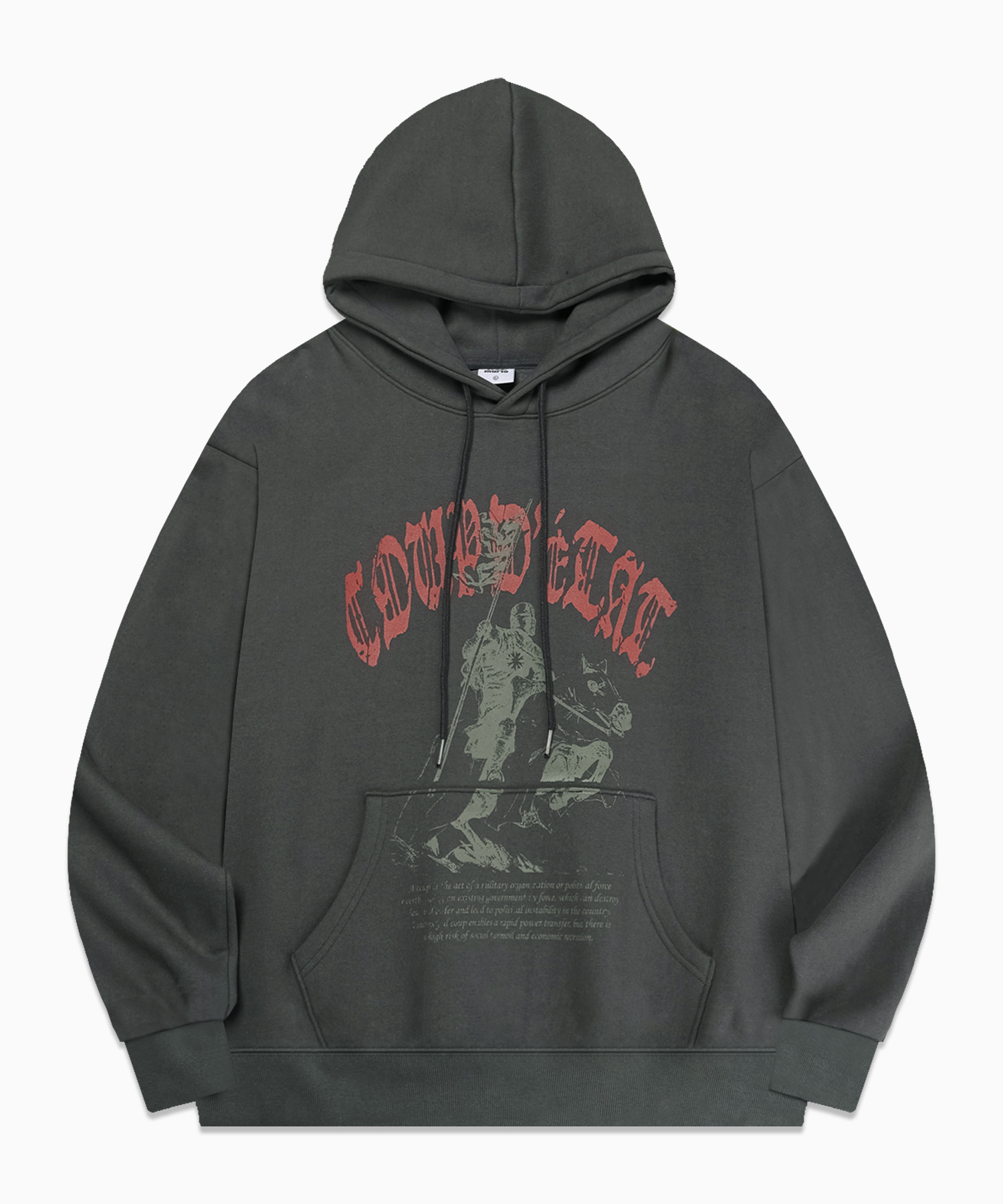 クープフーディー [ダークグレー]