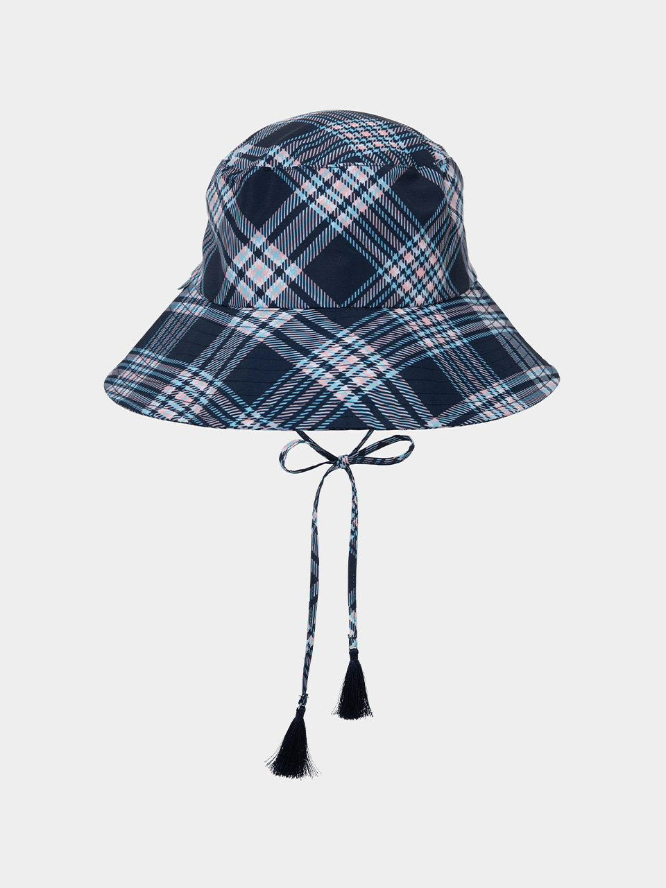 SUMMER BREEZE TASSEL BUCKET HAT NAVY
