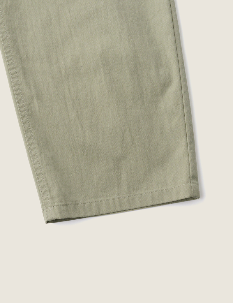 Figaro Cotton Pants (Khaki) | ファッション通販サイト NUGU