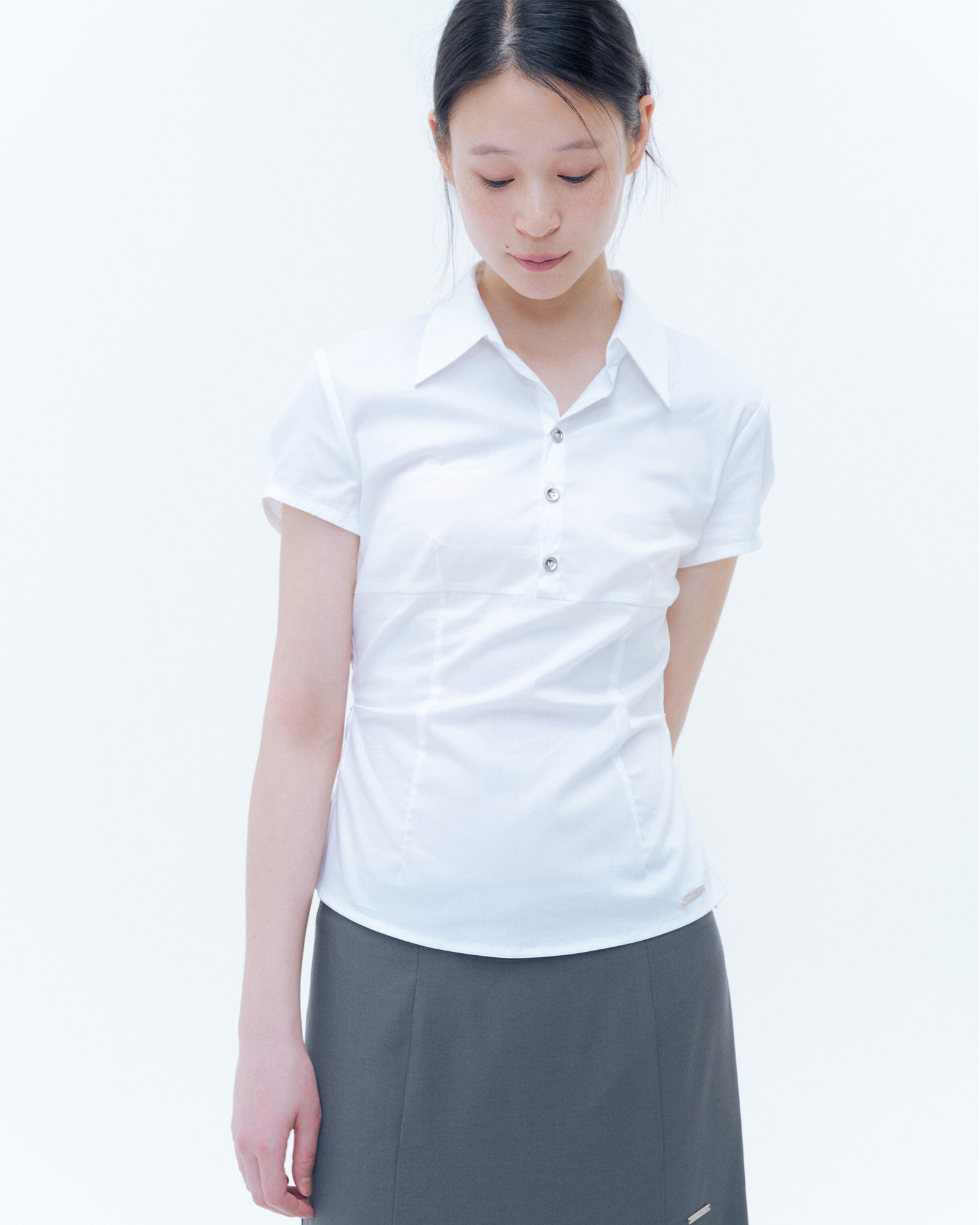 【Miseki SEOUL】25ss Miseki typography short sleeves Miseki typography short sleeves WHITE - 미세키서울