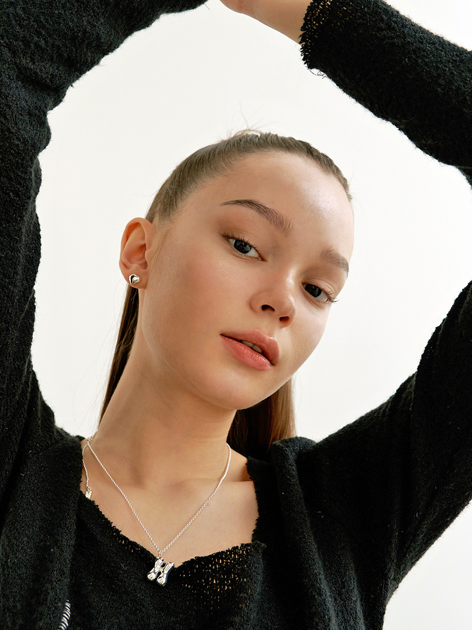 leeENoir■Flow Initial Necklace (classic chain) ネックレス Flow Initial Necklace (classic chain) | ファッション通販