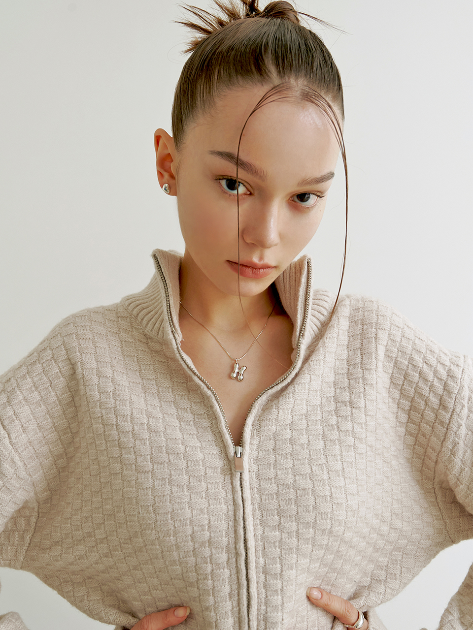 leeENoir■Flow Initial Necklace (classic chain) ネックレス Flow Initial Necklace (classic chain) | ファッション通販