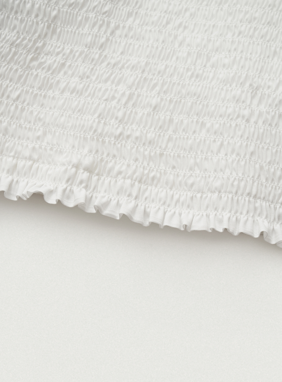 The Barnnet flower eyelet scrunchie top