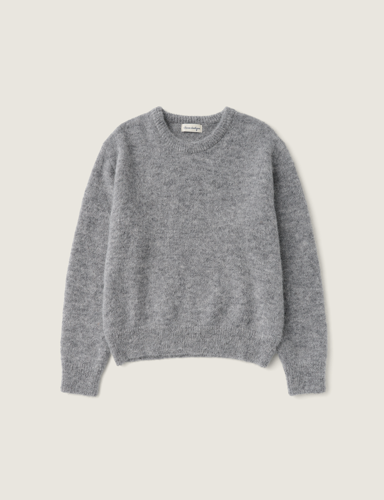 Fog Alpaca Knit (Melange Gray)