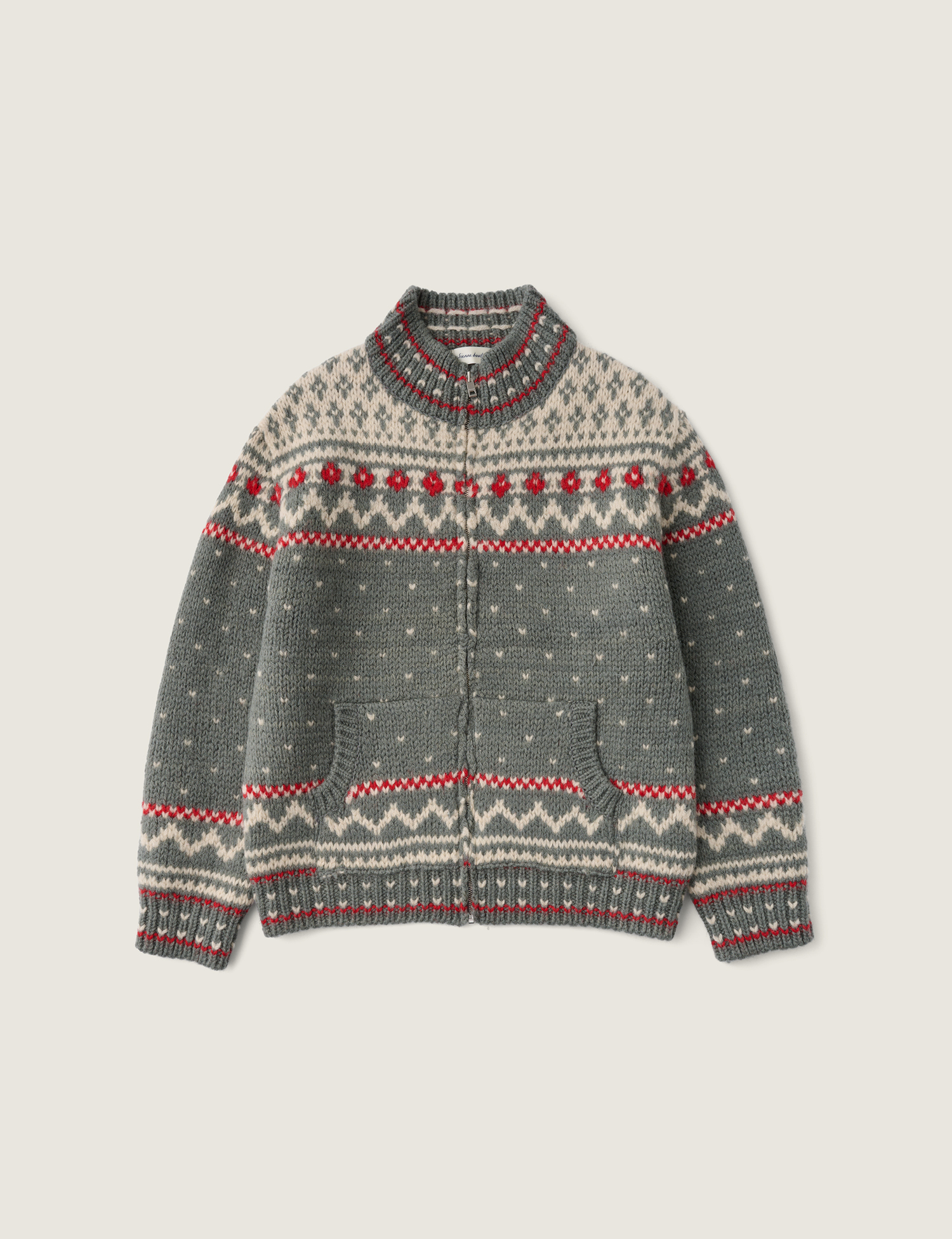 Foret Wool Cardigan (Gray)