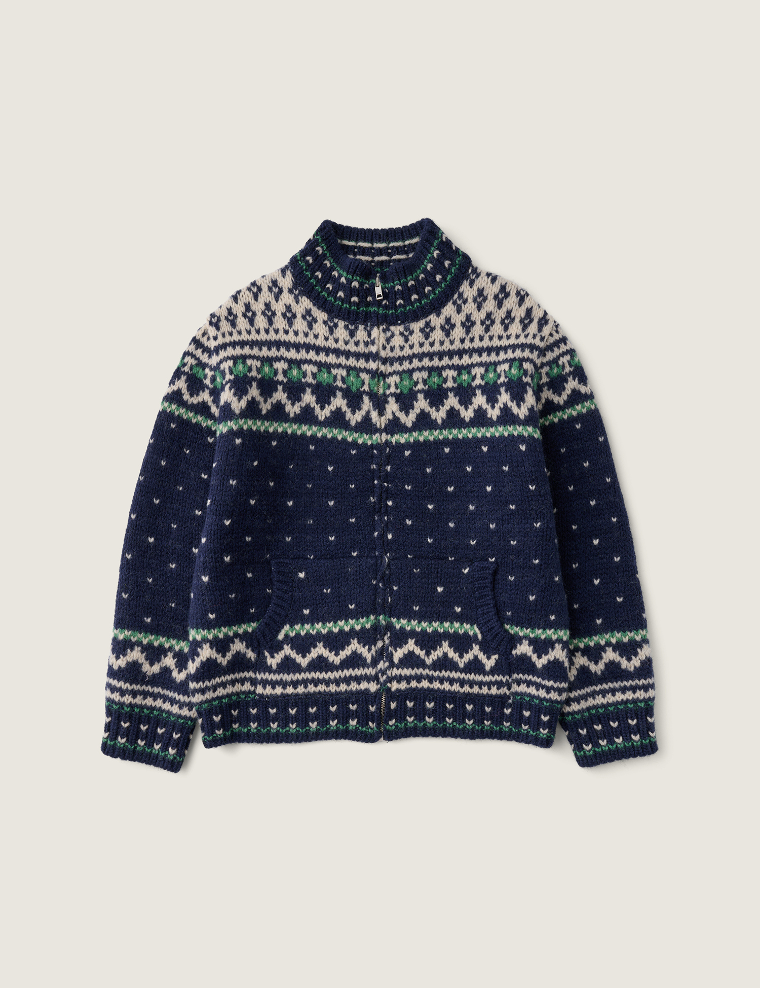 Foret Wool Cardigan (Navy)