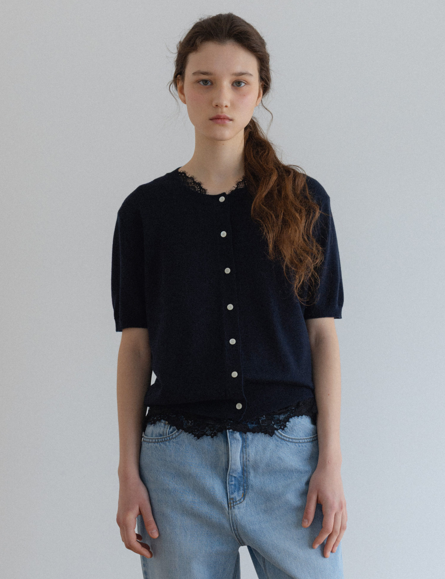 Freya Cardigan (Navy)