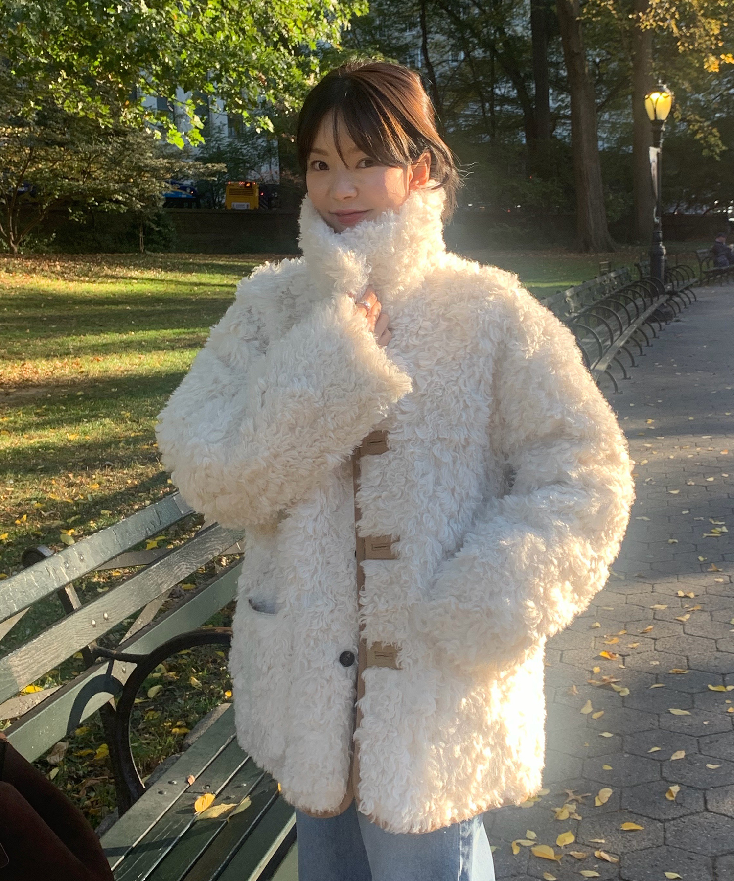Fur Reversible Mustang - Beige | ファッション通販サイト NUGU