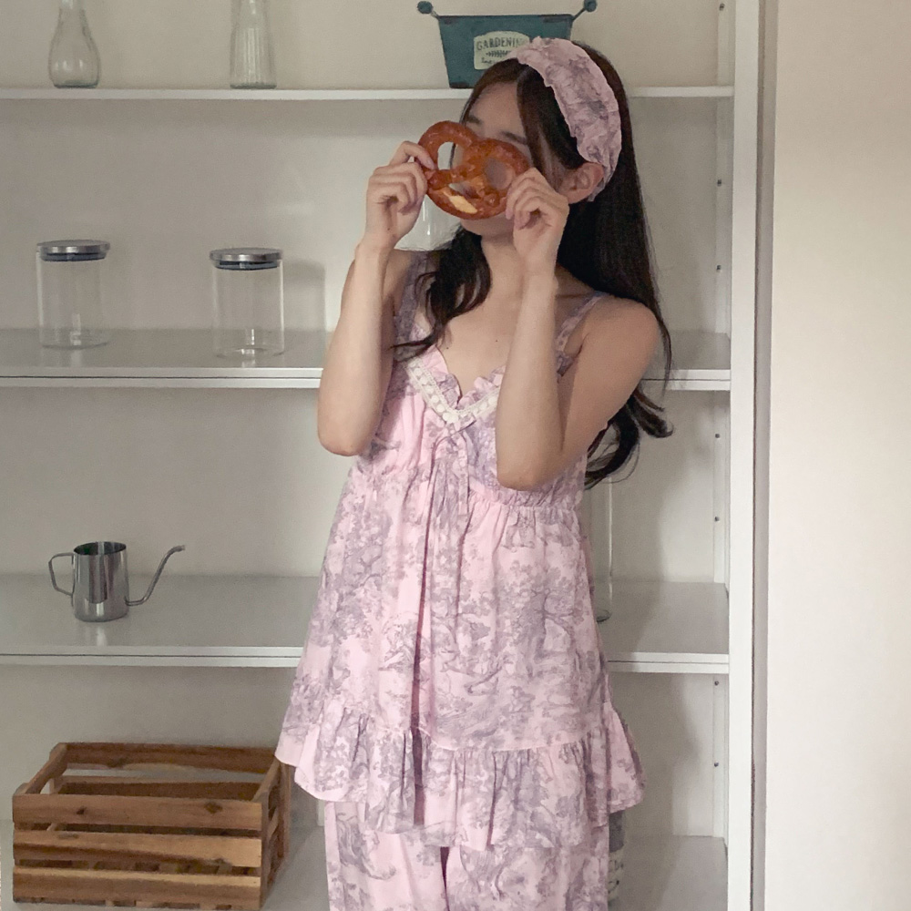 レディース ディエール ブラカップ付き ノースリーブ上下セット