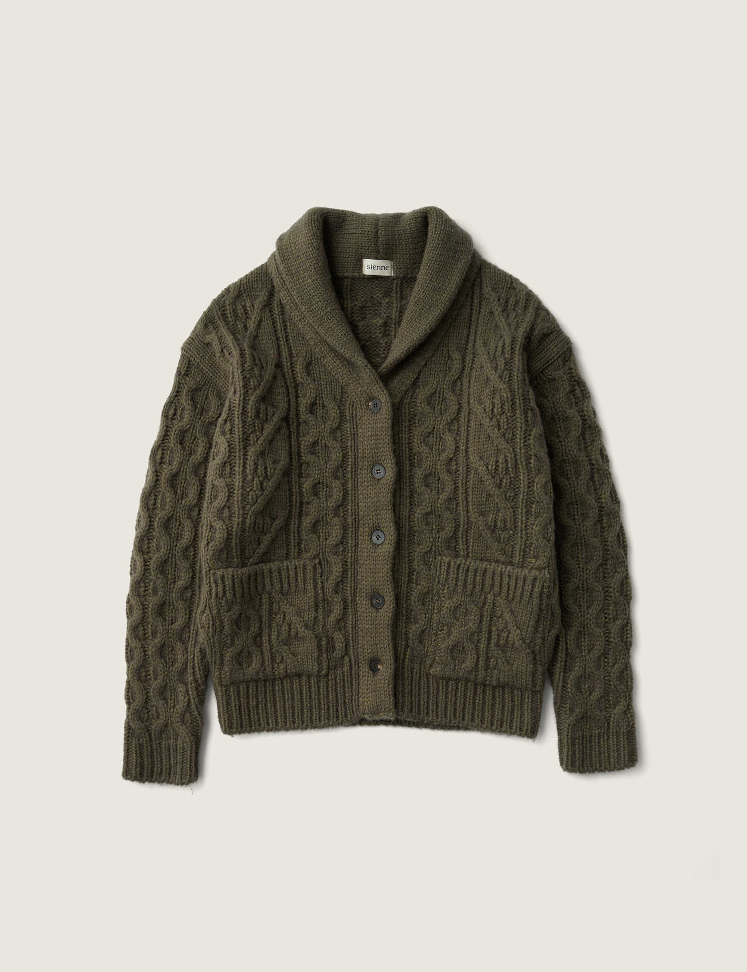 Grand Papa Cardigan (Khaki)