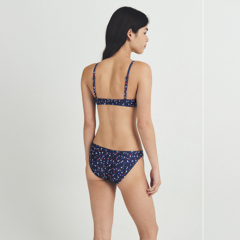 Grumpy Dot BIKINI Bottom - Midnight Pop