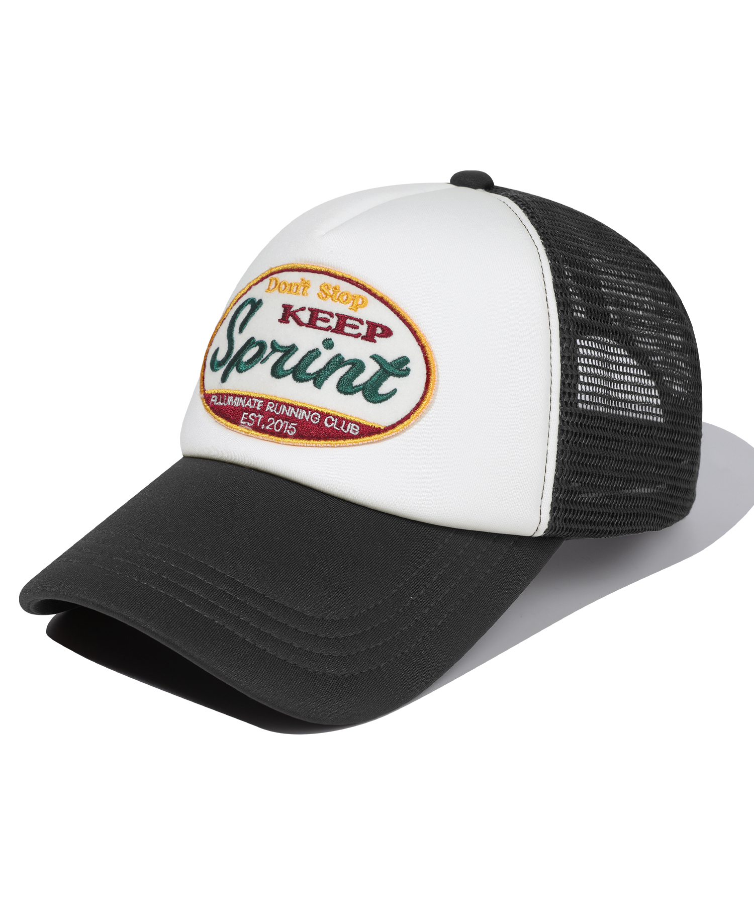 韓国 人気[FILLUMINATE] SPRINT MESH BALL CAP メッシュキャップ Sprint Mesh Ball Cap-Black | ファッション通販サイト NUGU