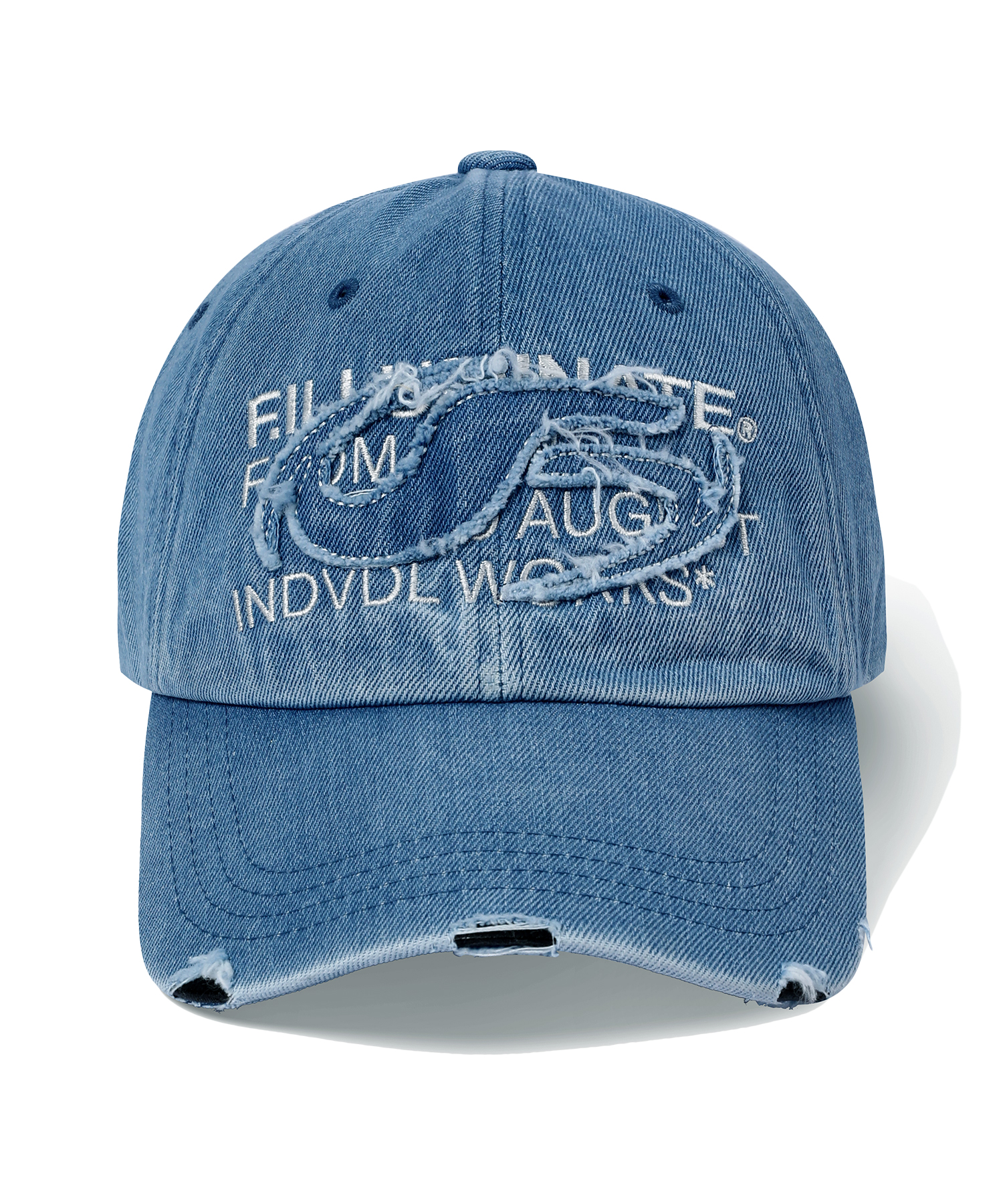 キャップ Vintage Washed Denim Ball Cap INDIGO FFOUND WASHED VINTAGE DENIM BALL CAP / INDIGO BLUE - Human
