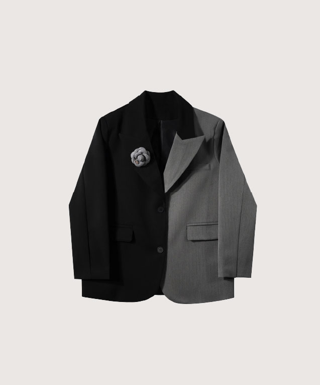 【新品タグ付き】regleam 完売品 ショルダーデザインジャケット　Mサイズ ストラクチャーデザインジャケット | ファッション通販サイト NUGU