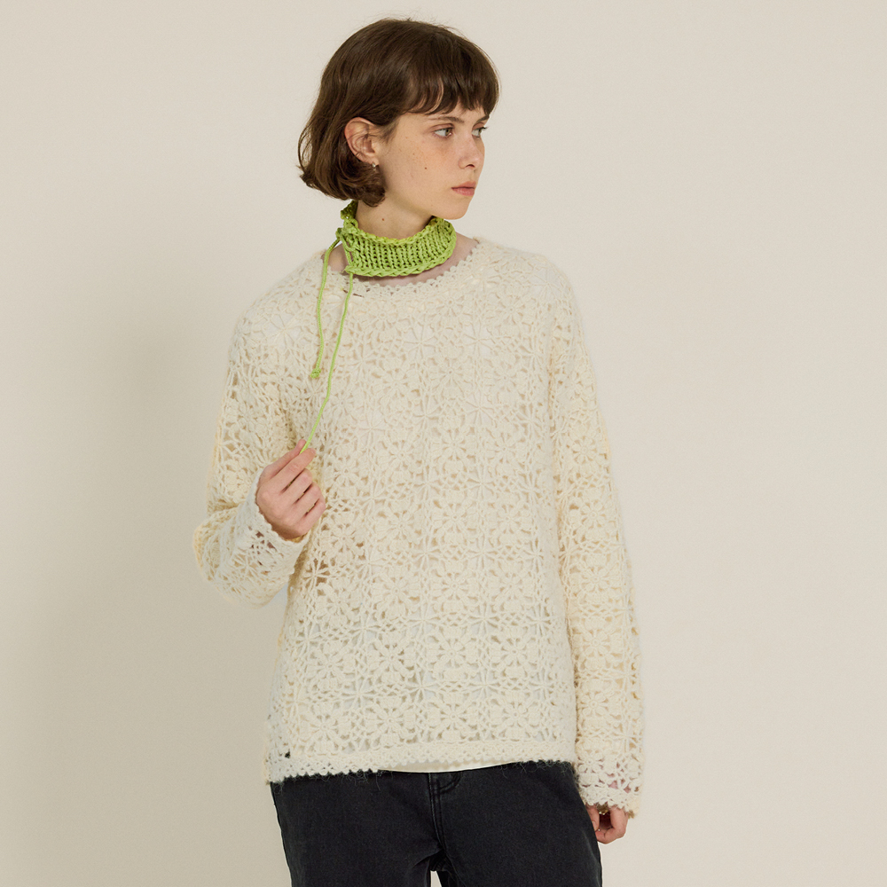 【SYUMAN.】 HANDMADE KID MOHAIR KNIT SYUMAN.】 HANDMADE KID MOHAIR KNIT SYUMAN.】 HANDMADE KID MOHAIR