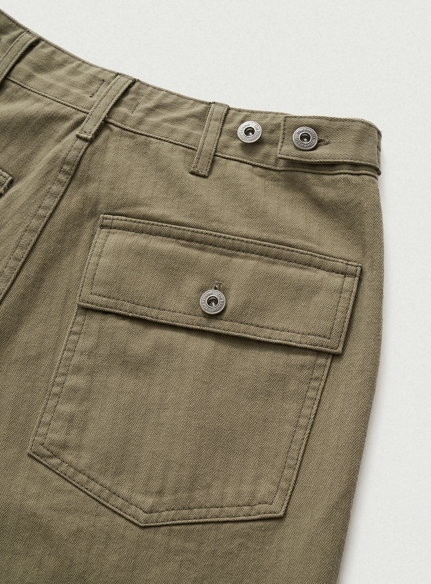 Herringbone Fatigue Pants_Khaki_04.jpg