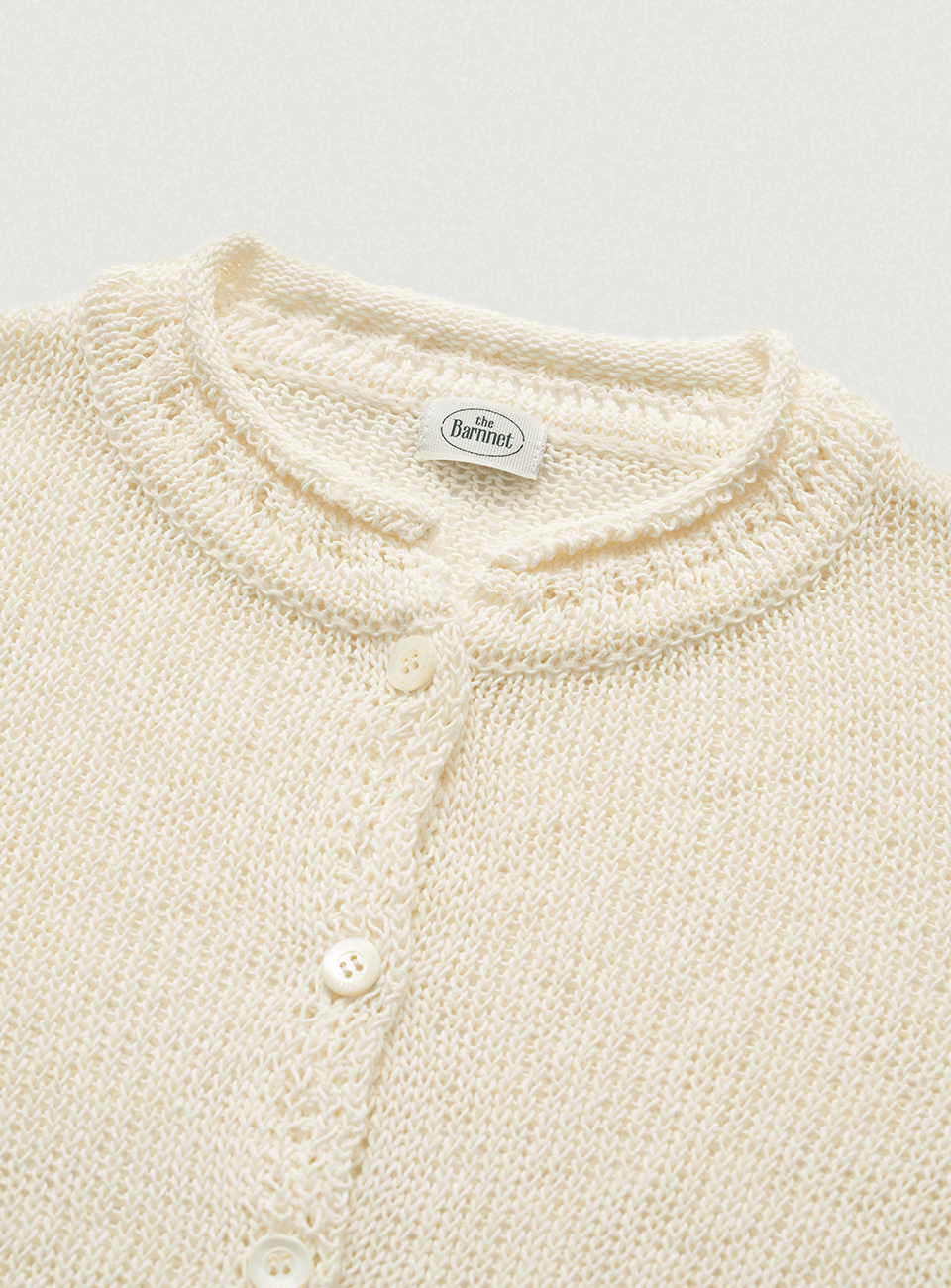 Cropped ファッション the barnnet loose knit ニットカーディガン