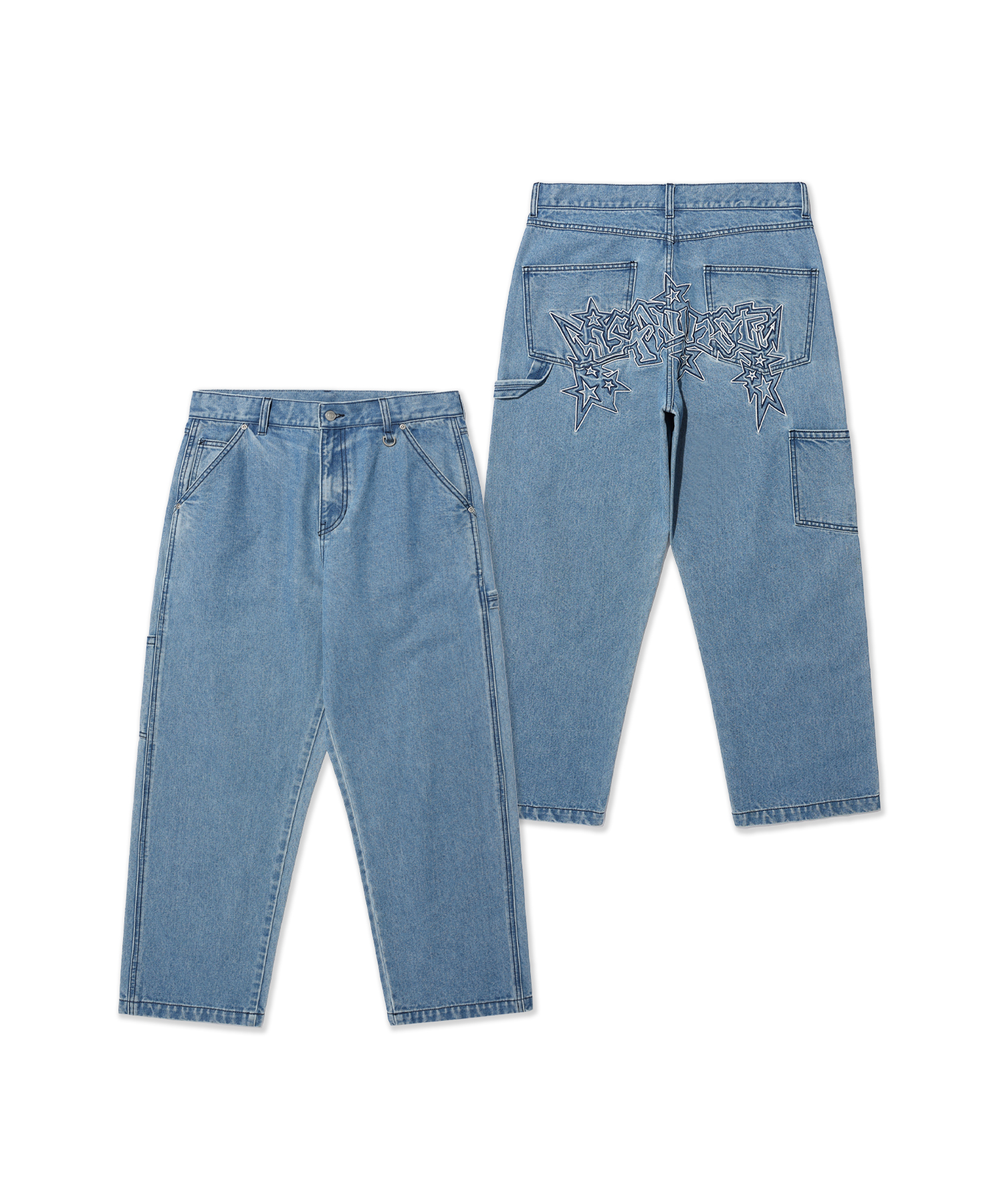 Influencer pick] [Astro Boy] Mach 5 Denim Shorts(INDIGO